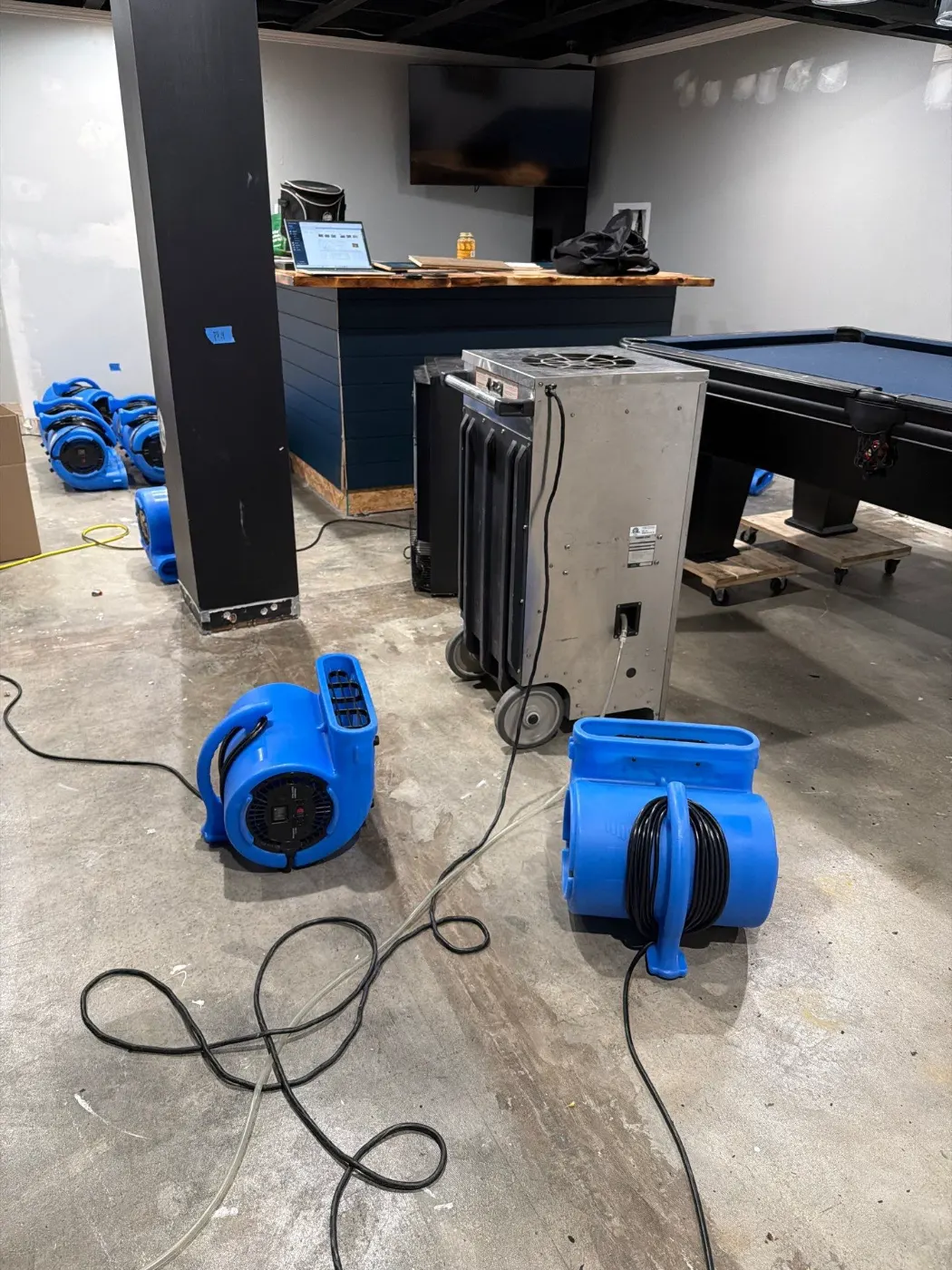 After-hours dry-out at Lebanon commercial property